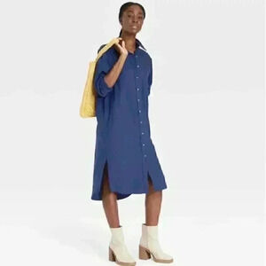 Universal Thread Button-Down Shirtdress